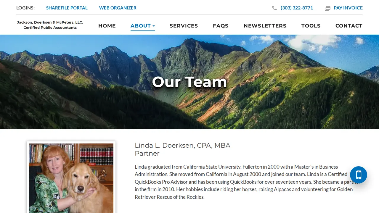 Jackson, Doerksen & McPeters, LLC. page