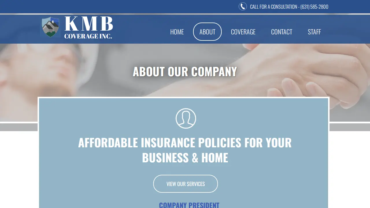 KMB Coverage Inc. page