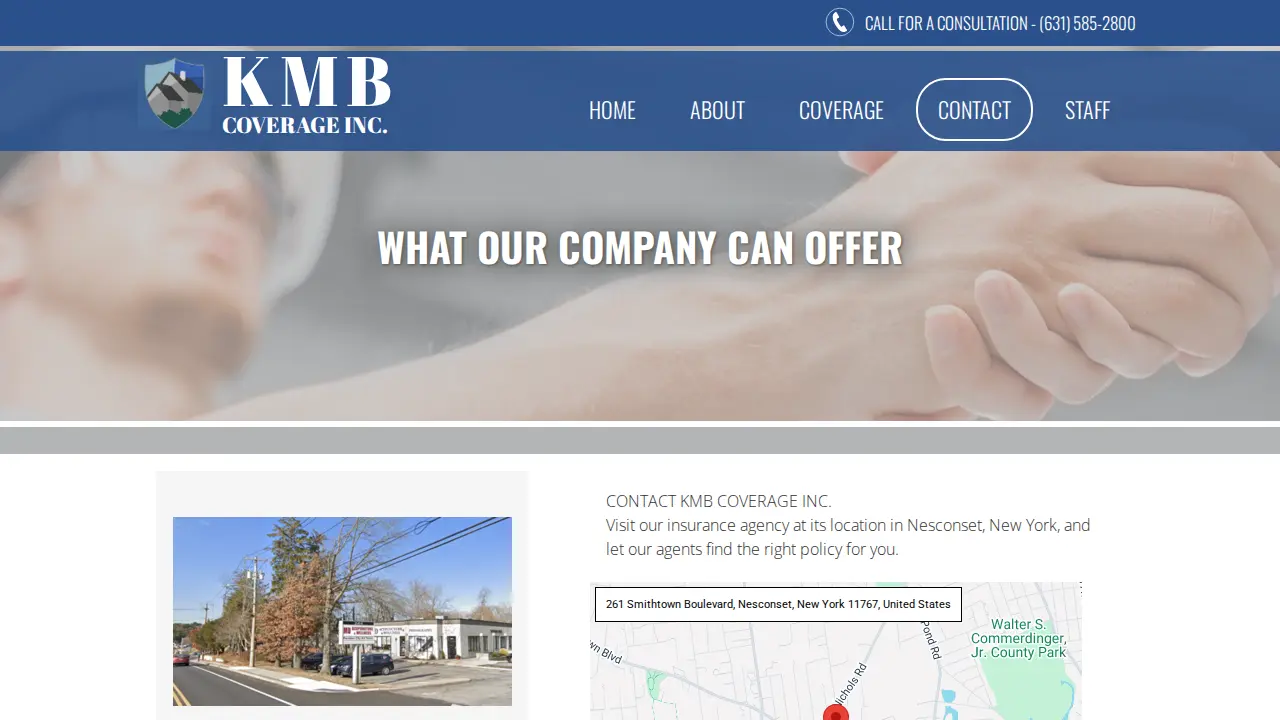 KMB Coverage Inc. page
