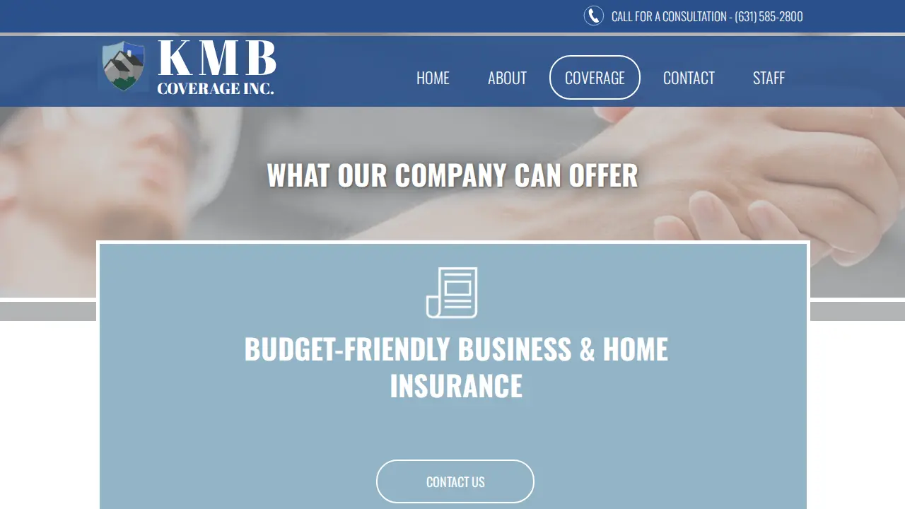 KMB Coverage Inc. page