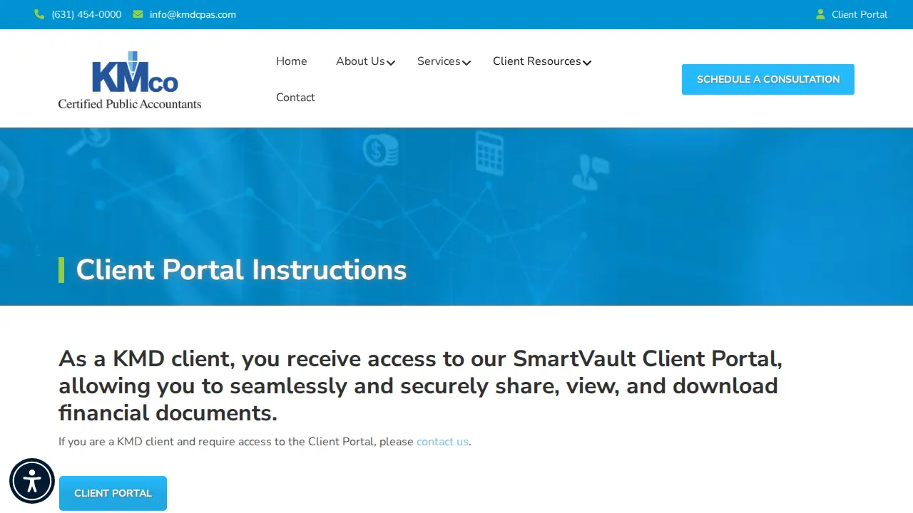 Kweit Mantell & DeLucia CPAs page