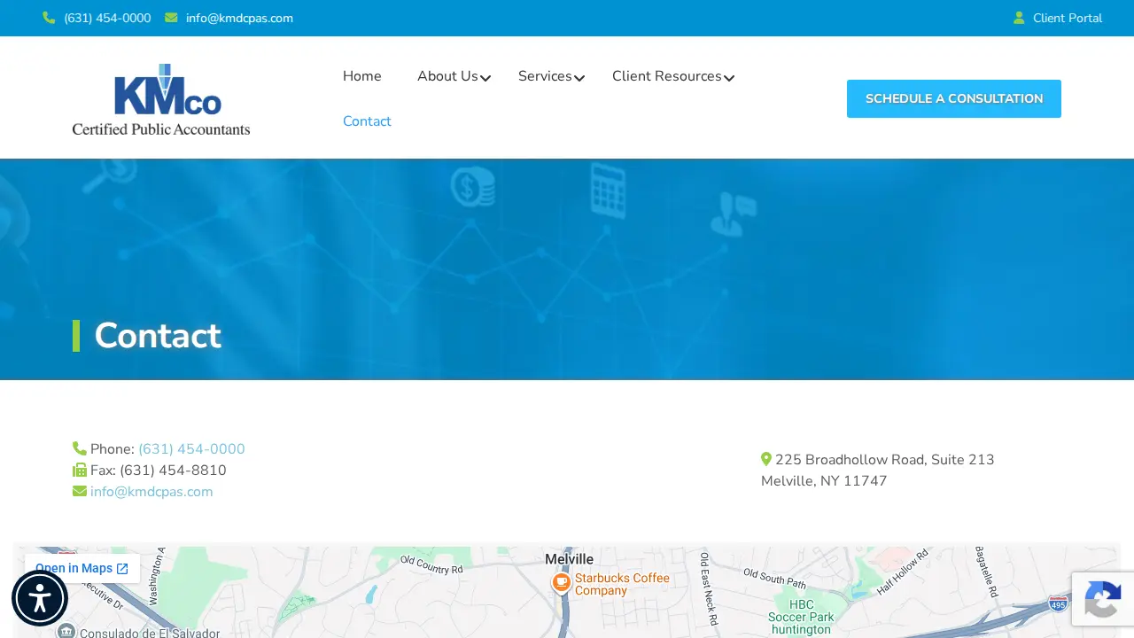 Kweit Mantell & DeLucia CPAs page