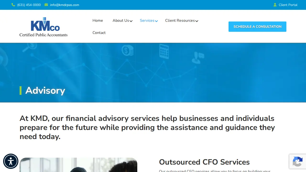 Kweit Mantell & DeLucia CPAs page