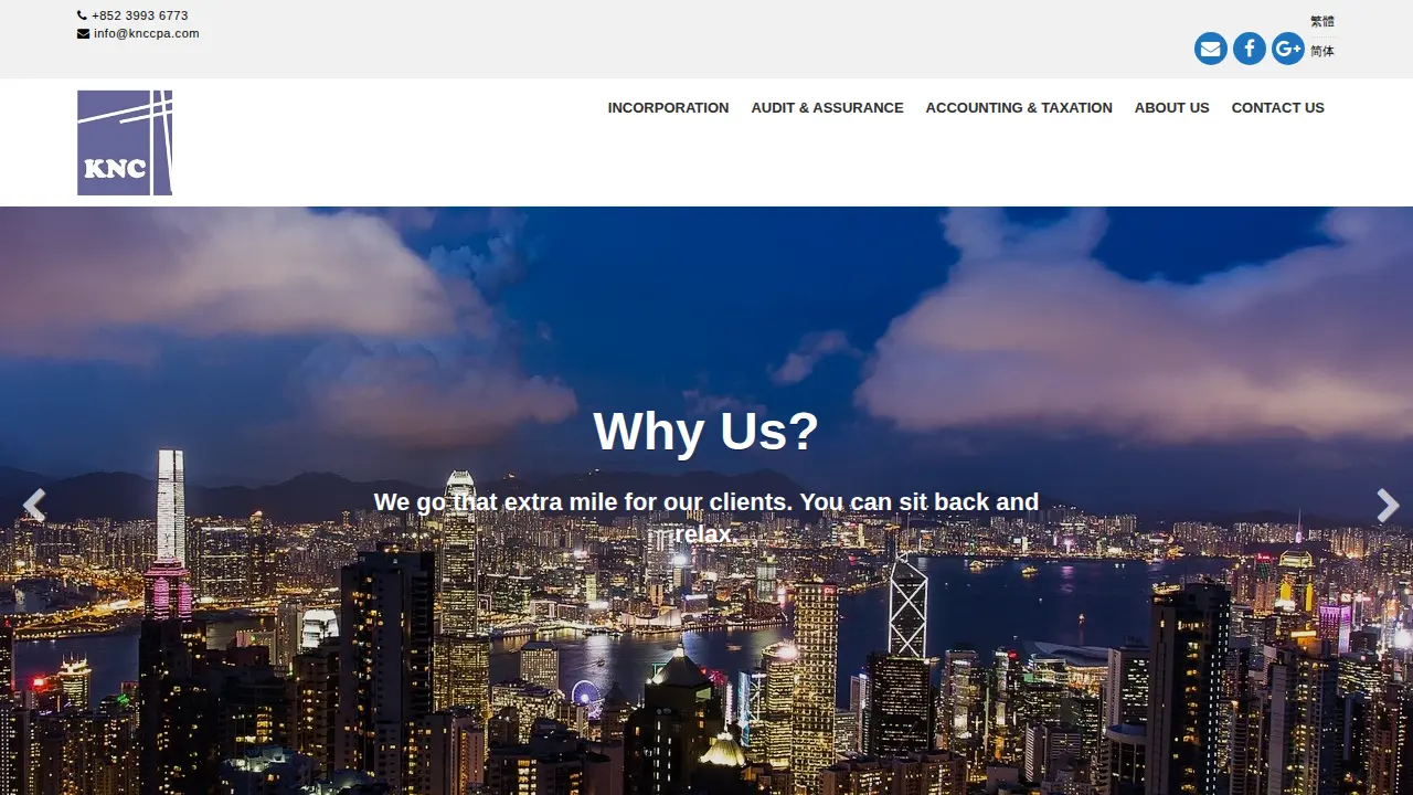 KNC & Company, Certified Public Accountants page