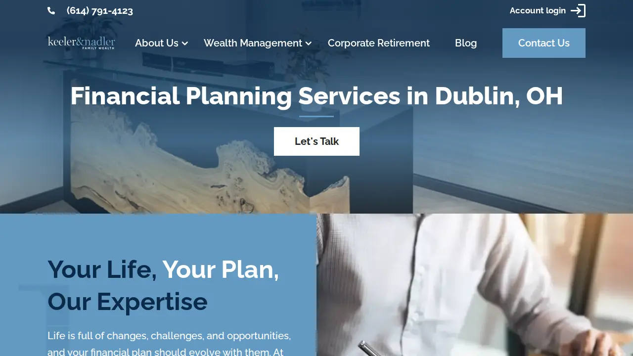 Keeler & Nadler Family Wealth page