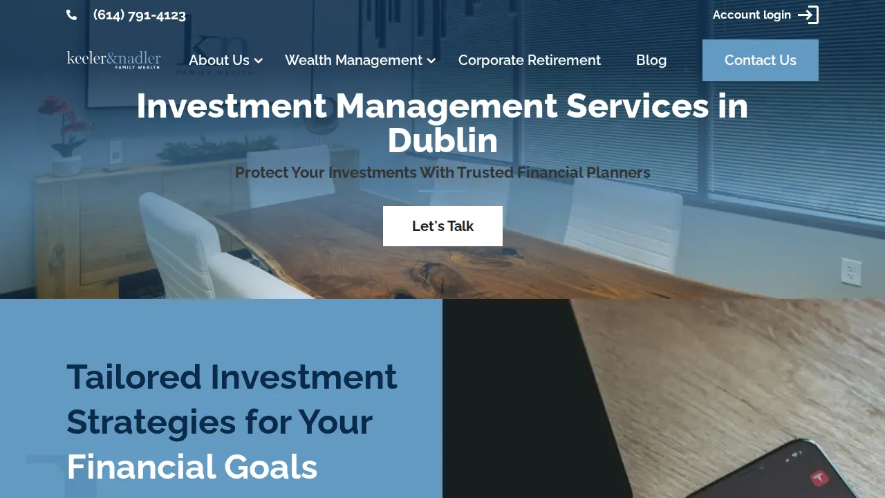 Keeler & Nadler Family Wealth page