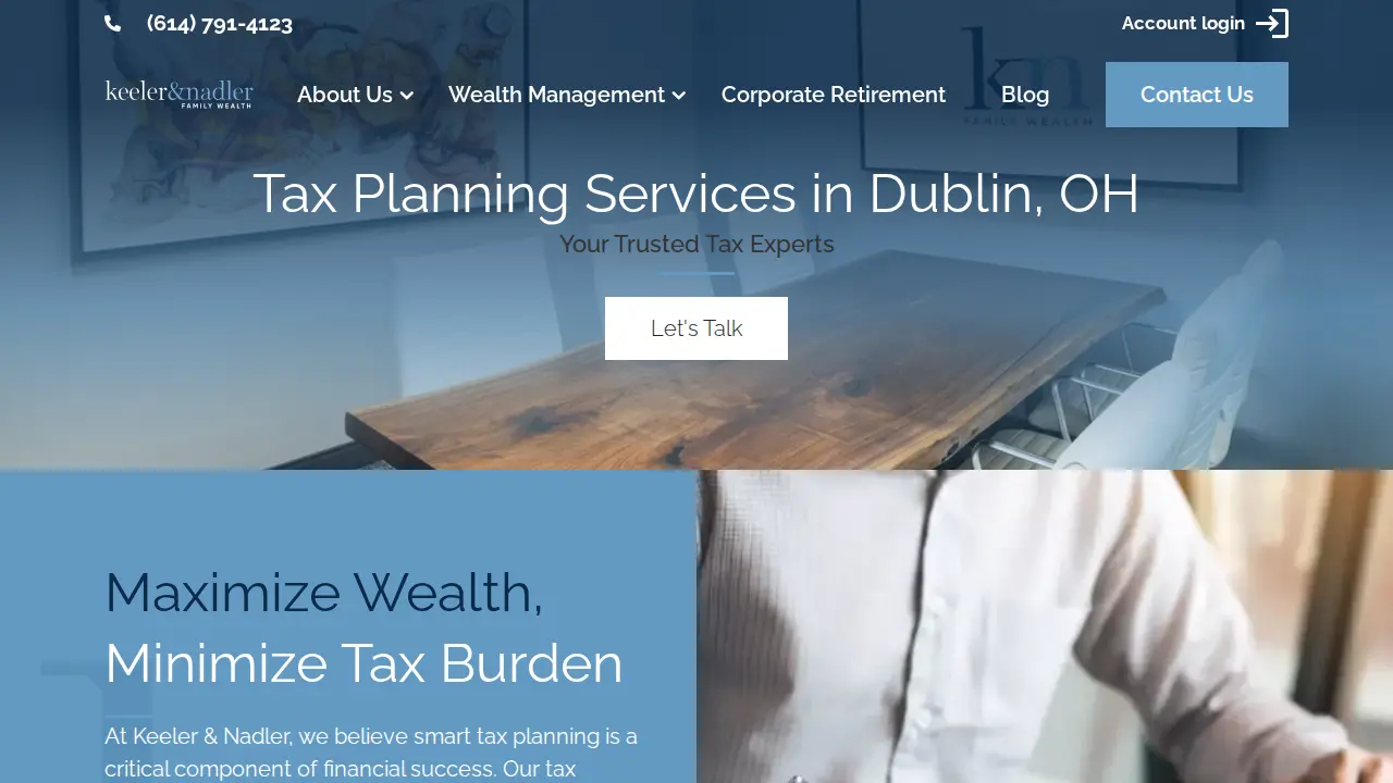 Keeler & Nadler Family Wealth page