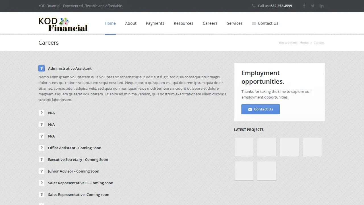 KOD FINANCIAL LLC page
