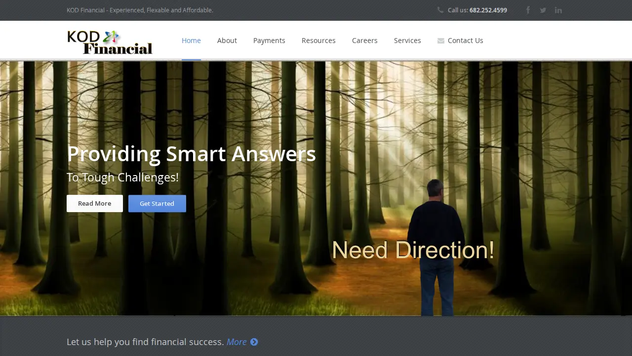 KOD FINANCIAL LLC page