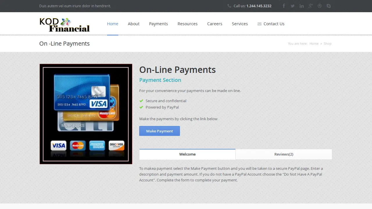 KOD FINANCIAL LLC page