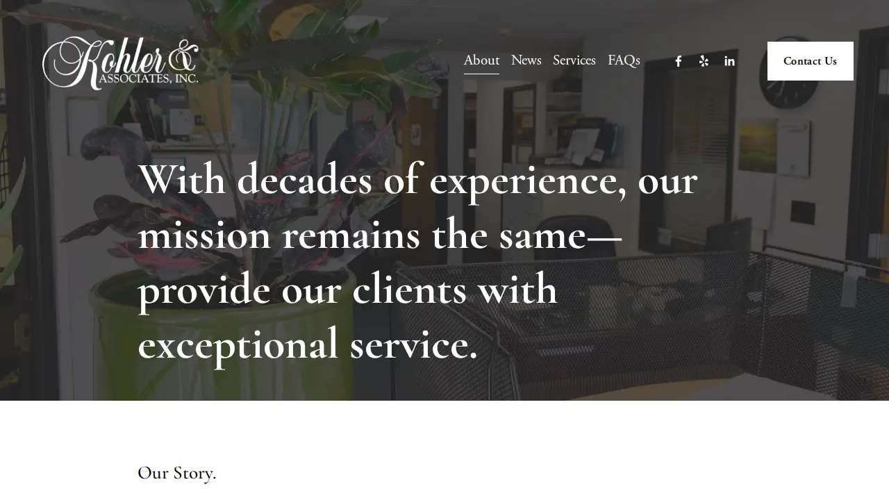 Kohler & Associates, Inc. page