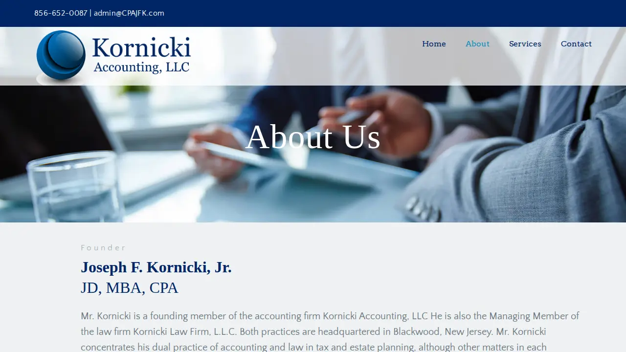 Kornicki Accounting, LLC page