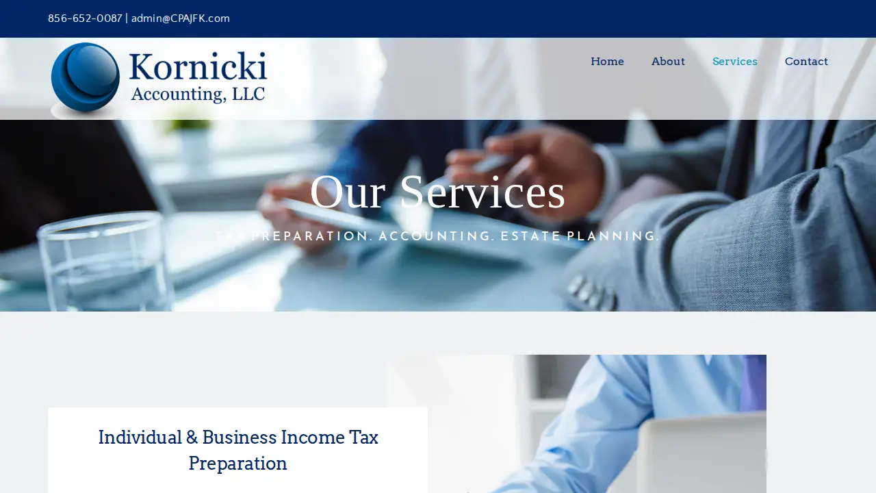 Kornicki Accounting, LLC page
