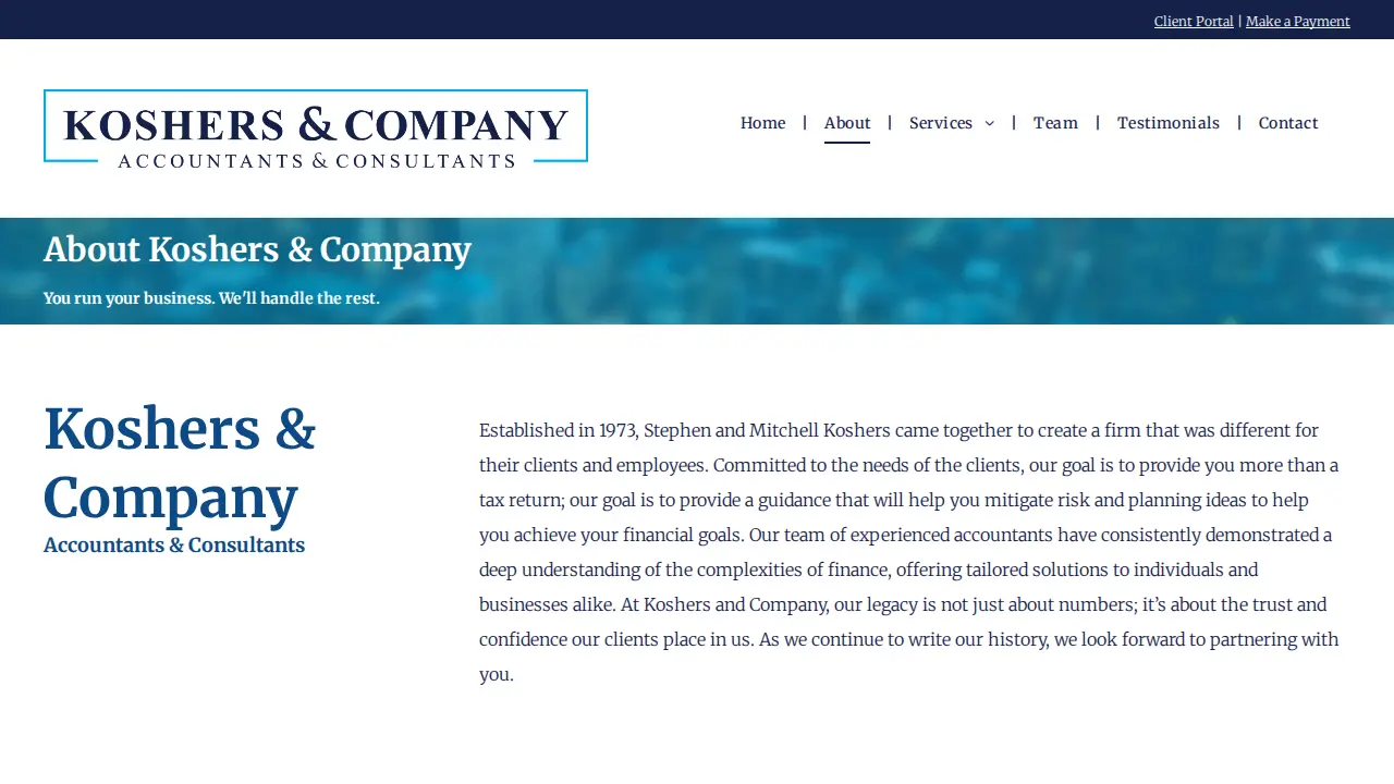 Koshers & Company, CPA's page