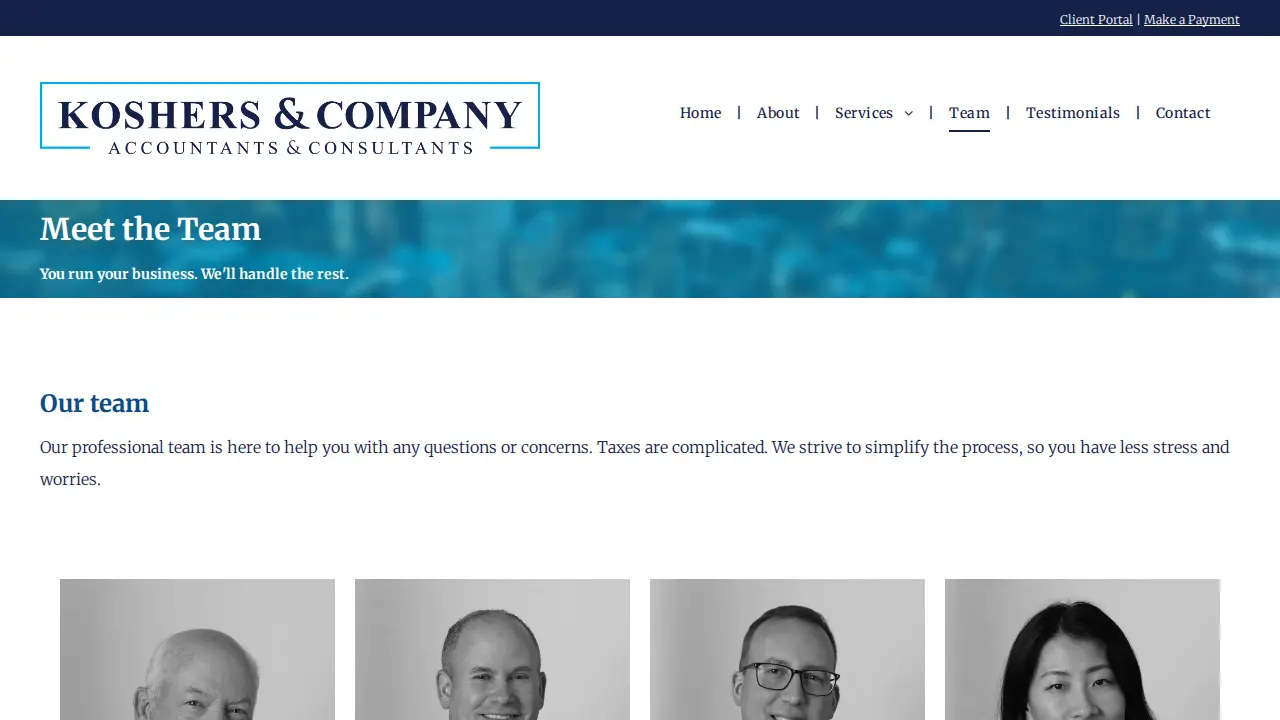 Koshers & Company, CPA's page