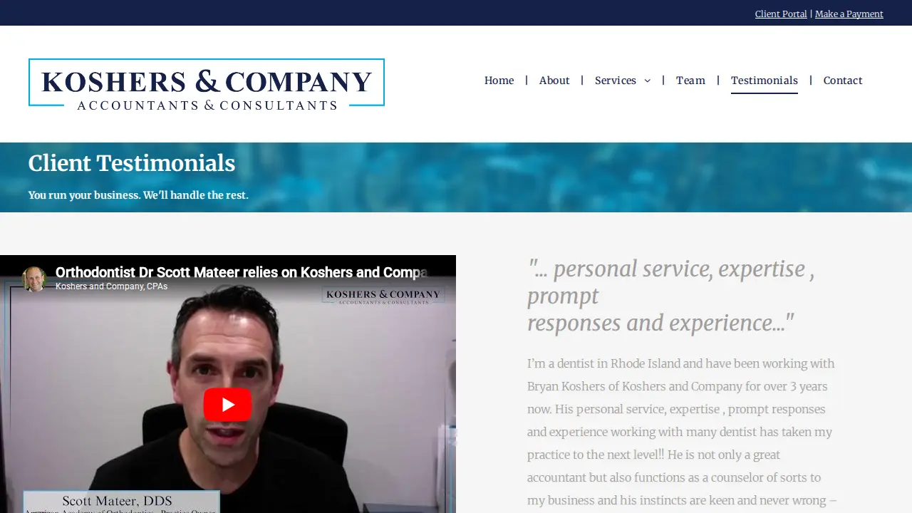 Koshers & Company, CPA's page