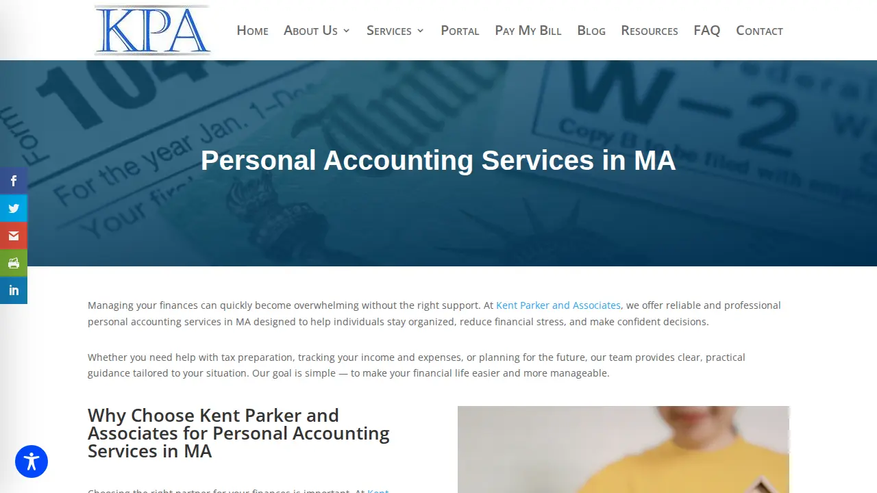 Kent, Parker & Associates page
