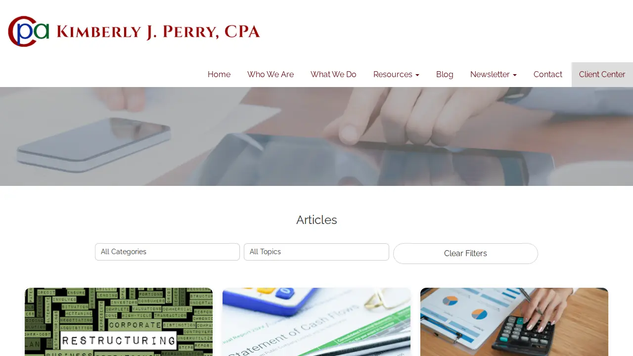 Kimberly Perry CPA page