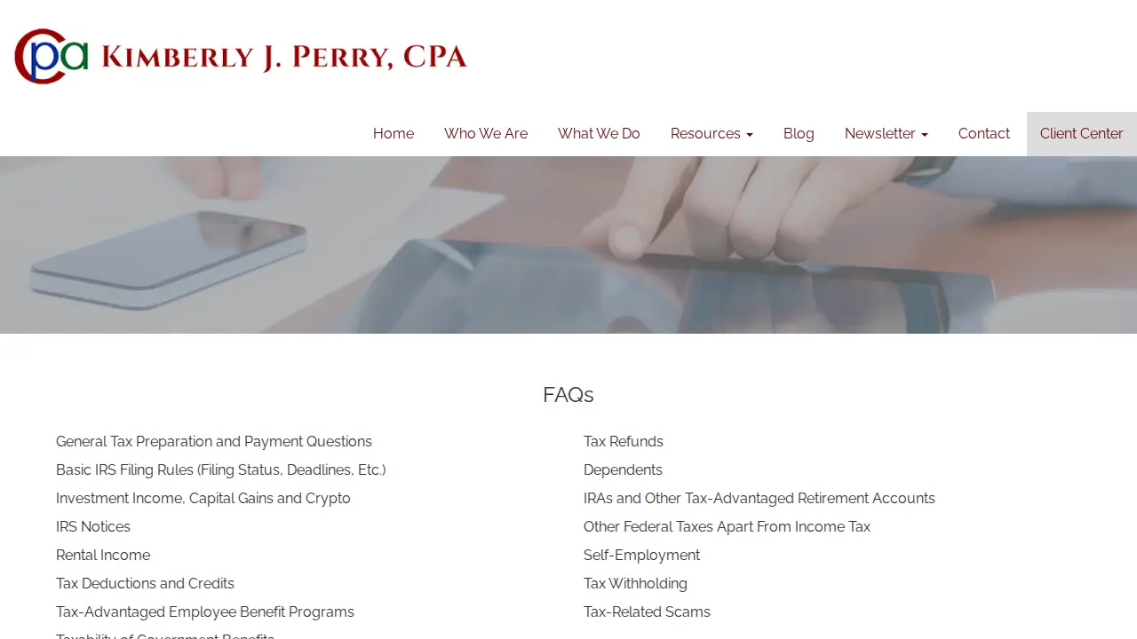 Kimberly Perry CPA page