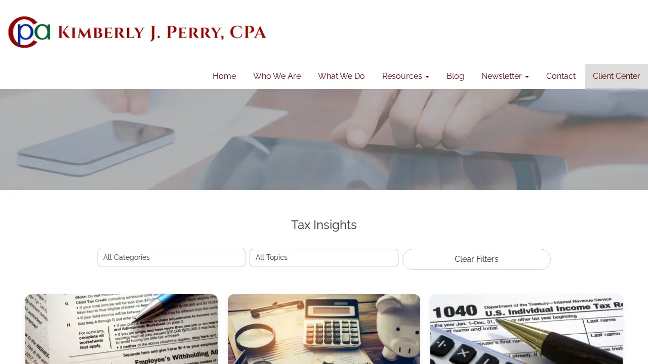 Kimberly Perry CPA page