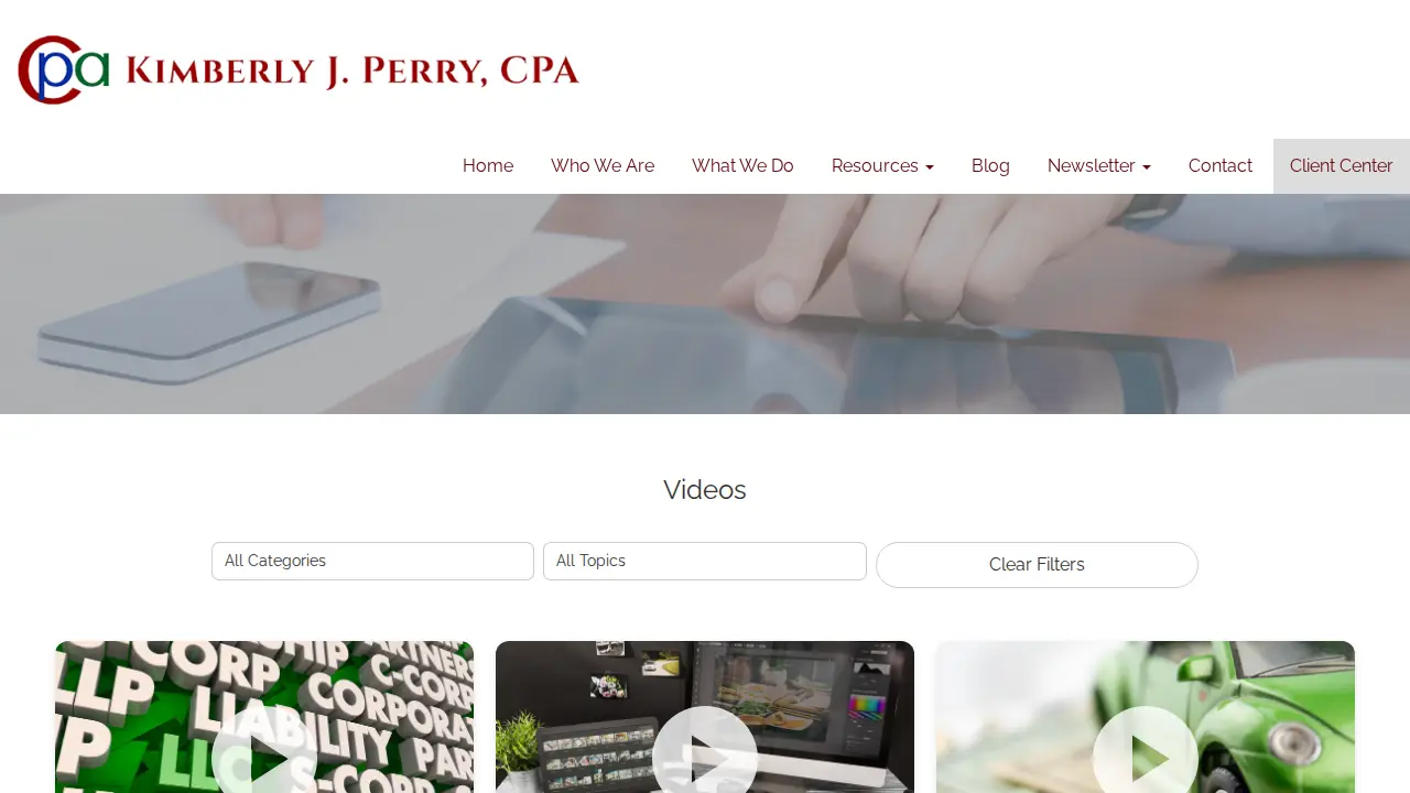 Kimberly Perry CPA page
