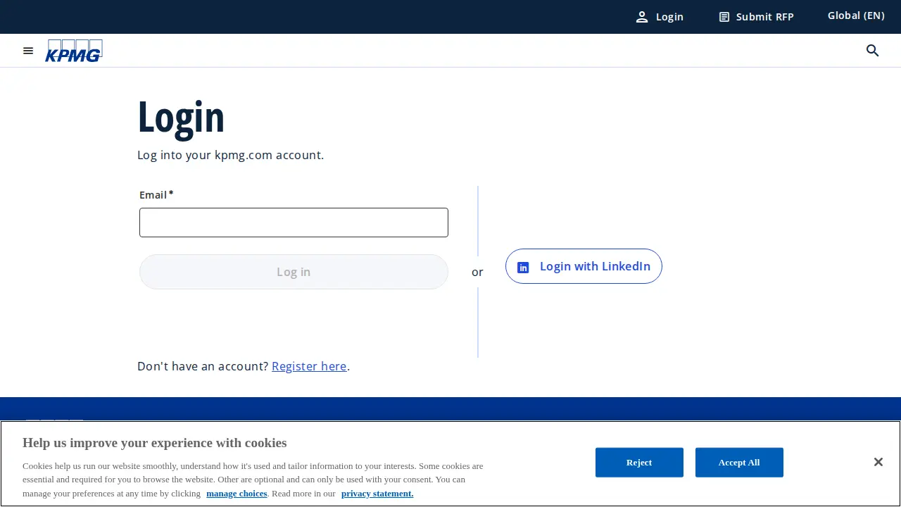 KPMG page