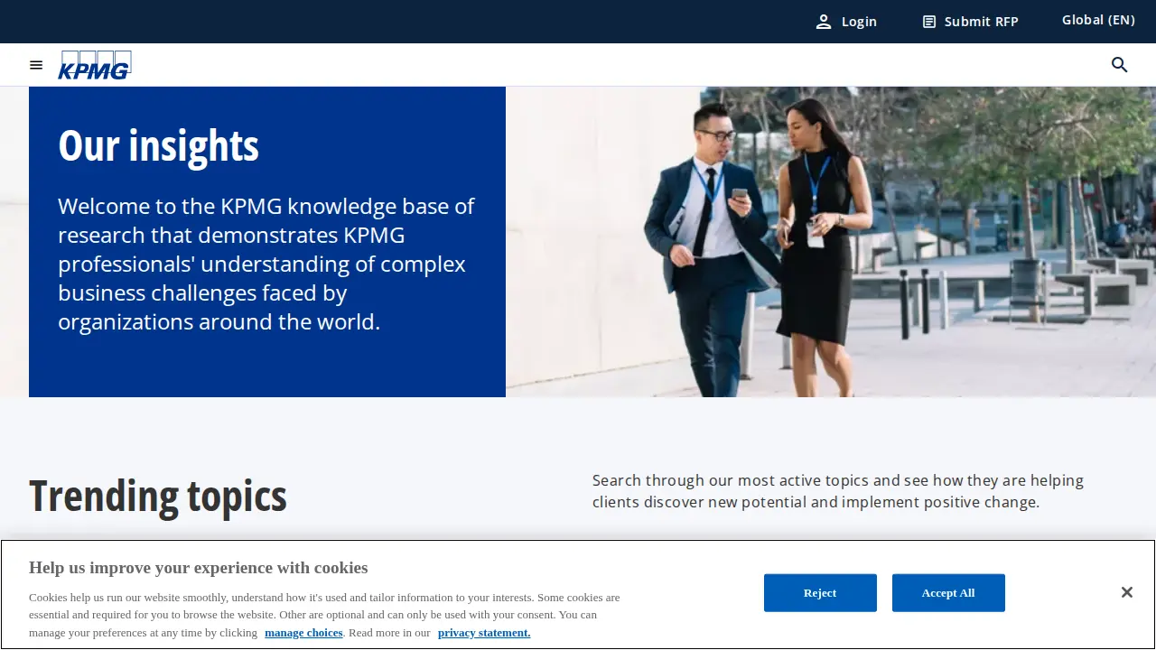 KPMG page