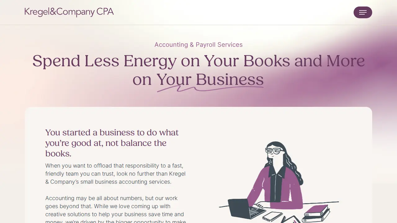 Kregel & Company CPA page