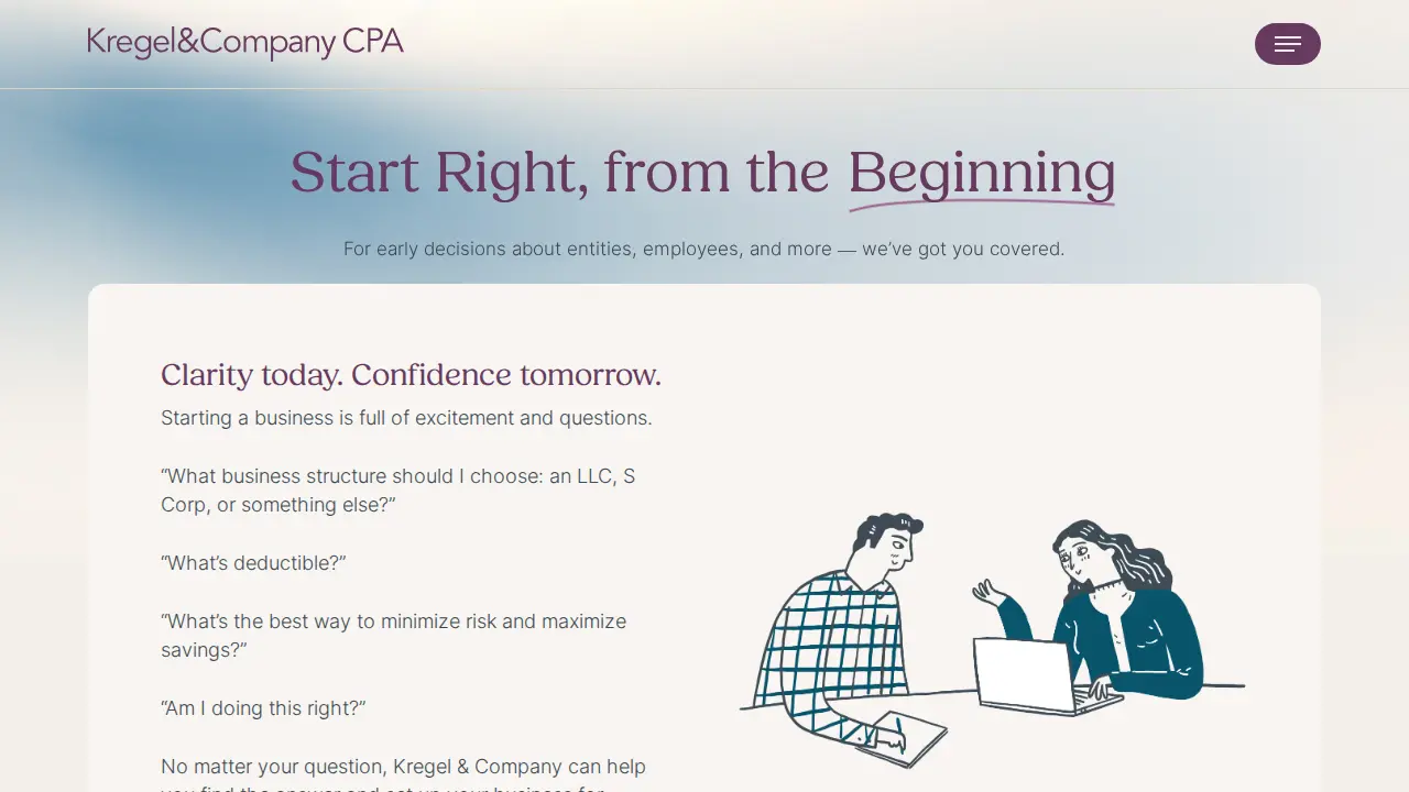 Kregel & Company CPA page