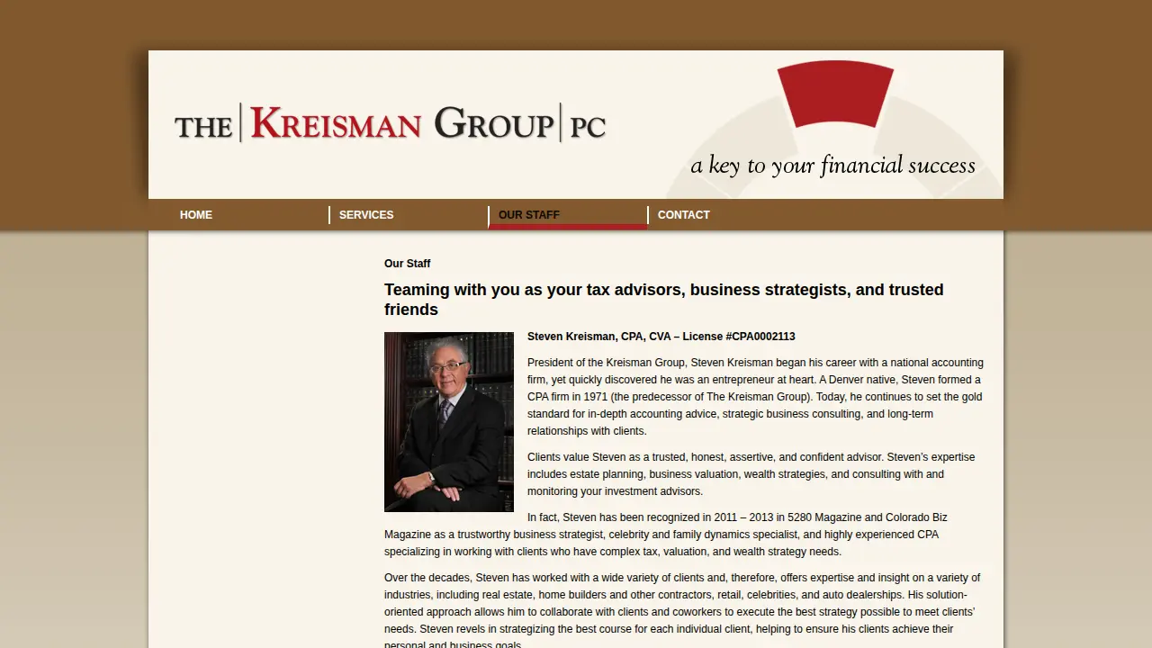 Kreisman Group PC page