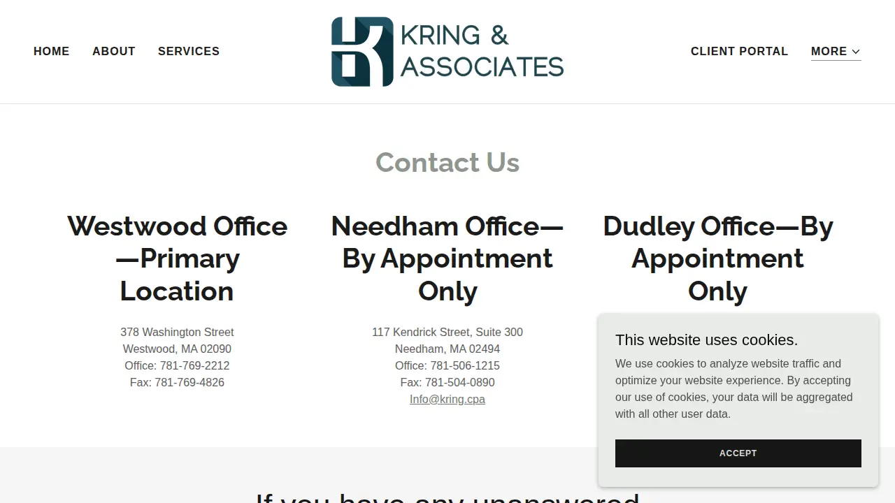 Kring & Associates page