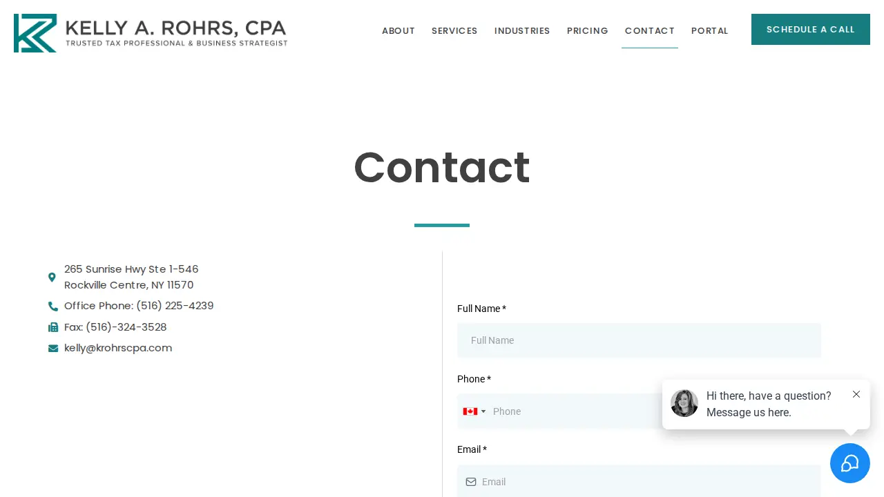 Kelly A. Rohrs, CPA page