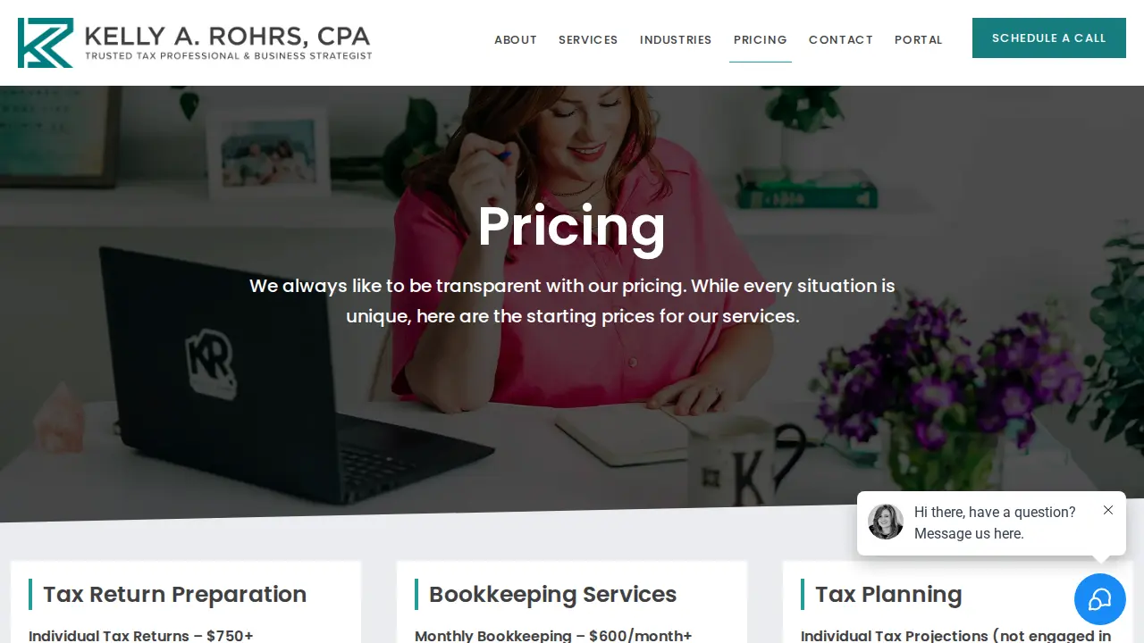 Kelly A. Rohrs, CPA page