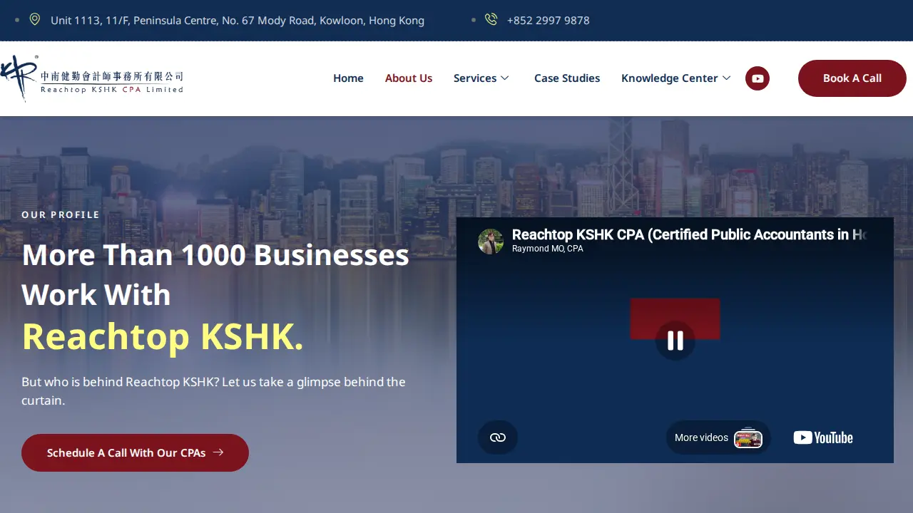 Reachtop KSHK CPA Limited page