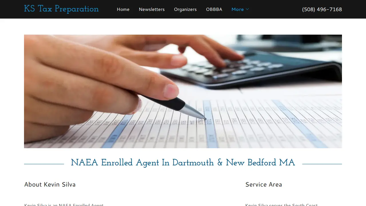 KS Tax Preparation page