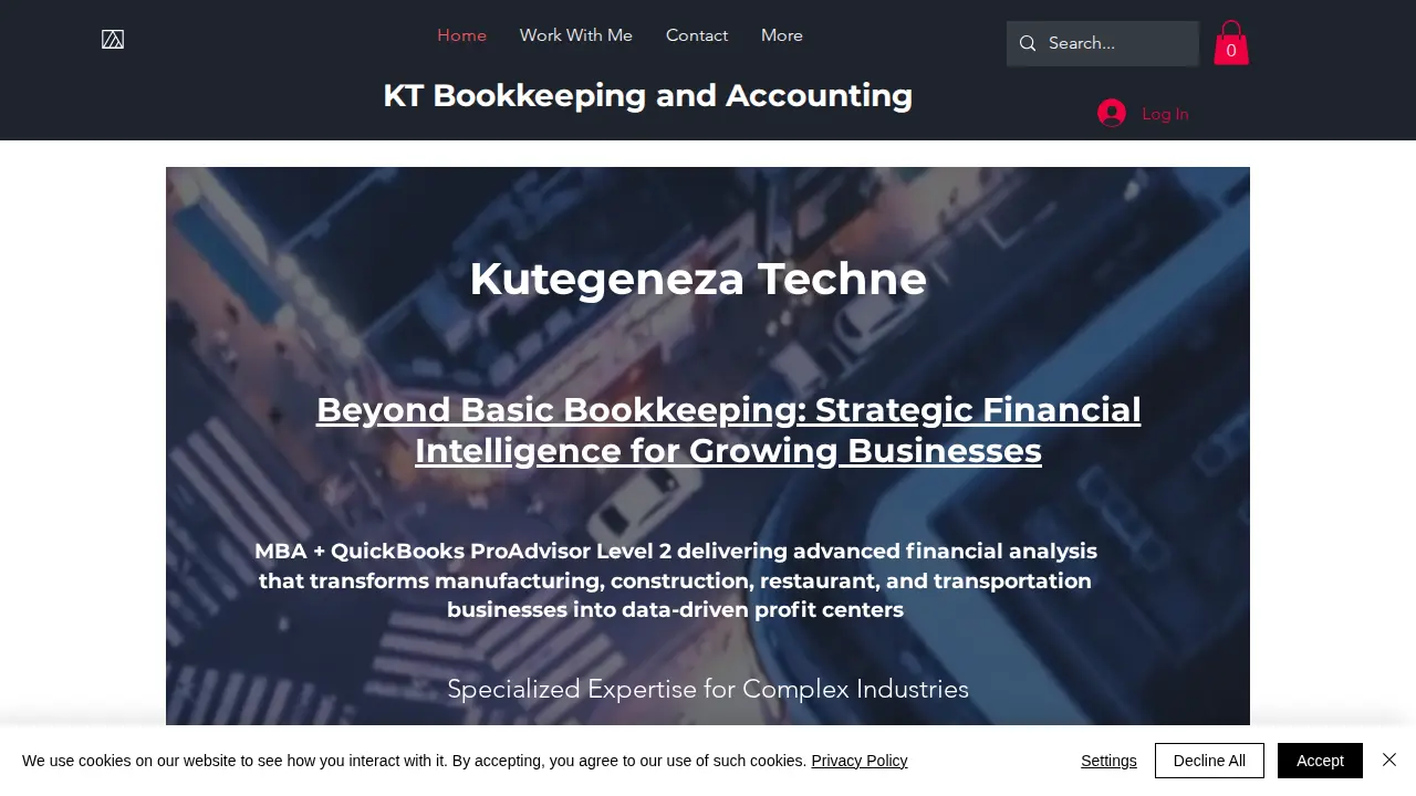 QuickBooks Certified ProAdvisor page