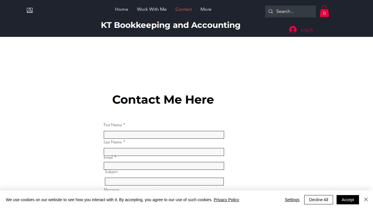 QuickBooks Certified ProAdvisor page