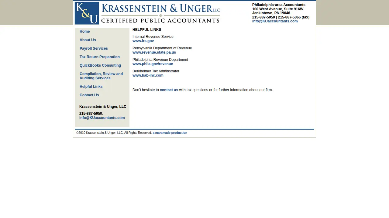 Krassenstein & Unger LLC page