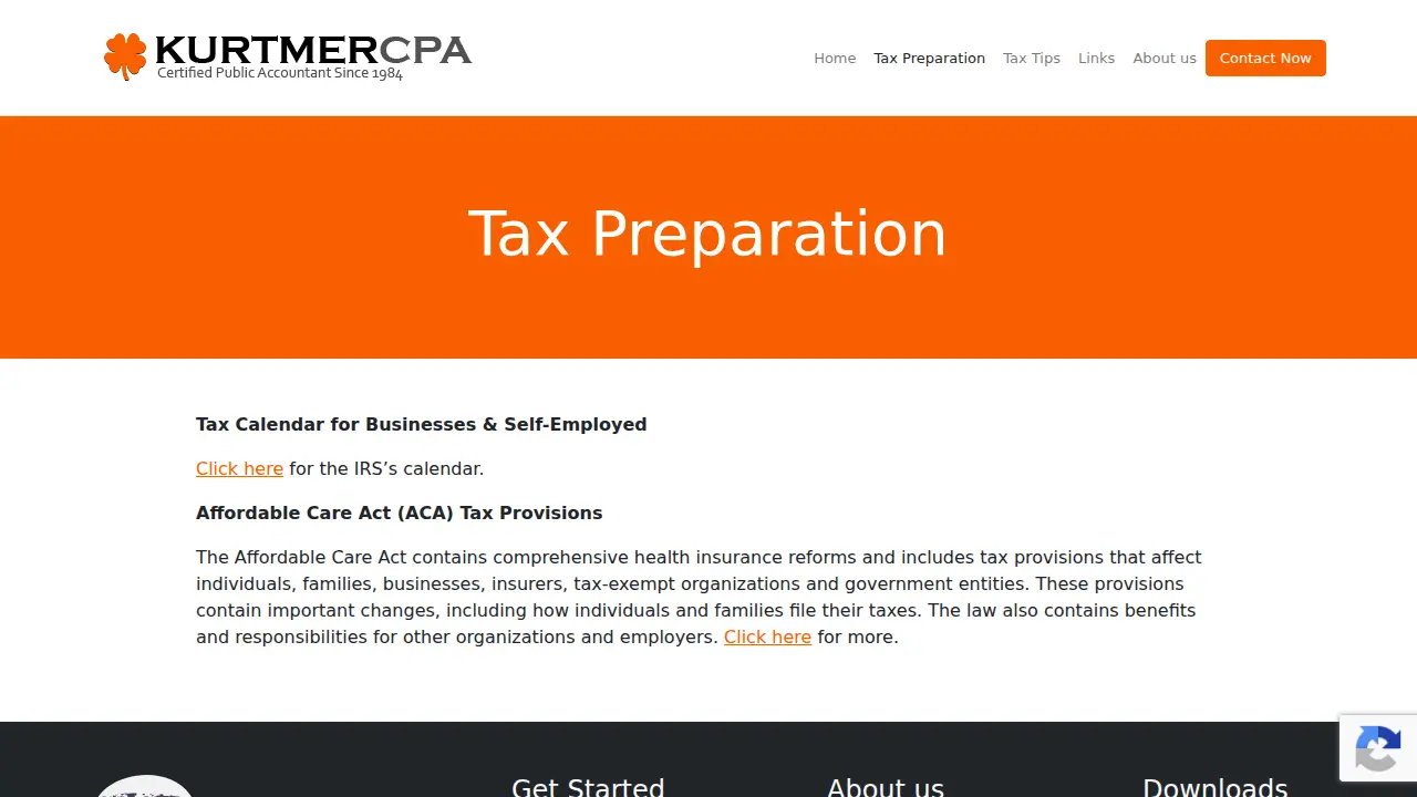 Ali C. Kurtmer, CPA page
