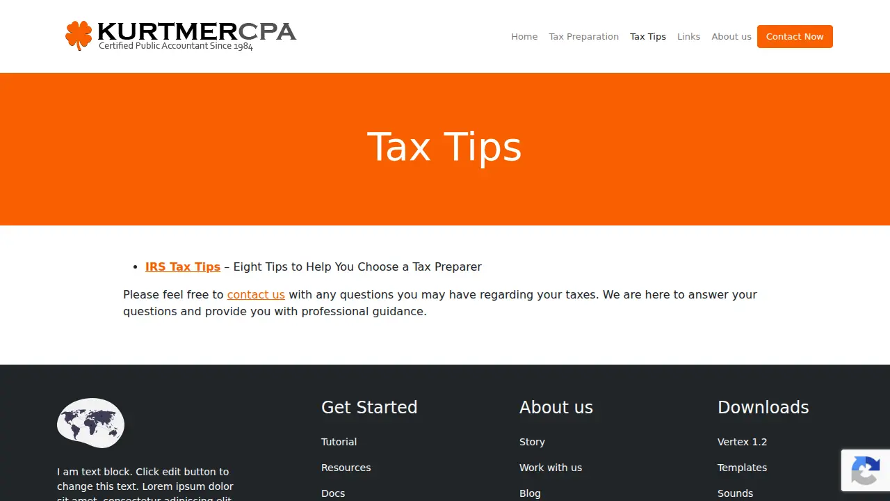 Ali C. Kurtmer, CPA page