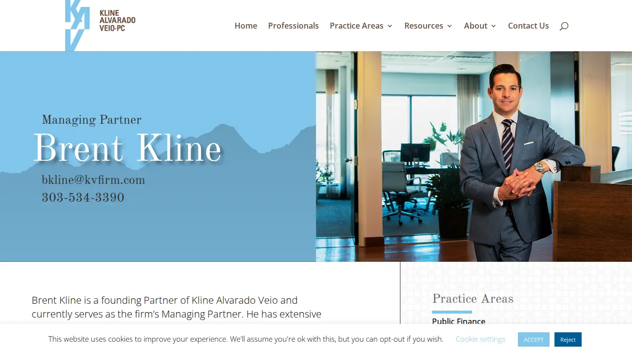 Kline Alvarado Veio, PC page