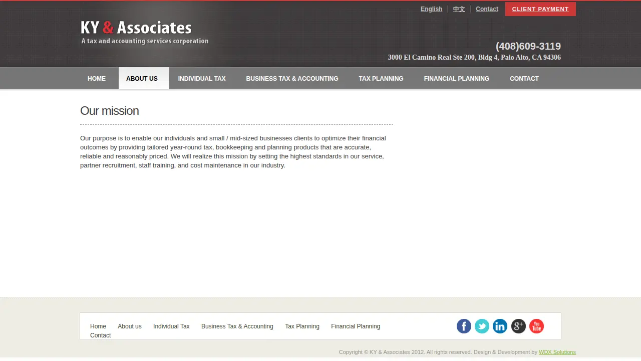 ky & associates cupertino page