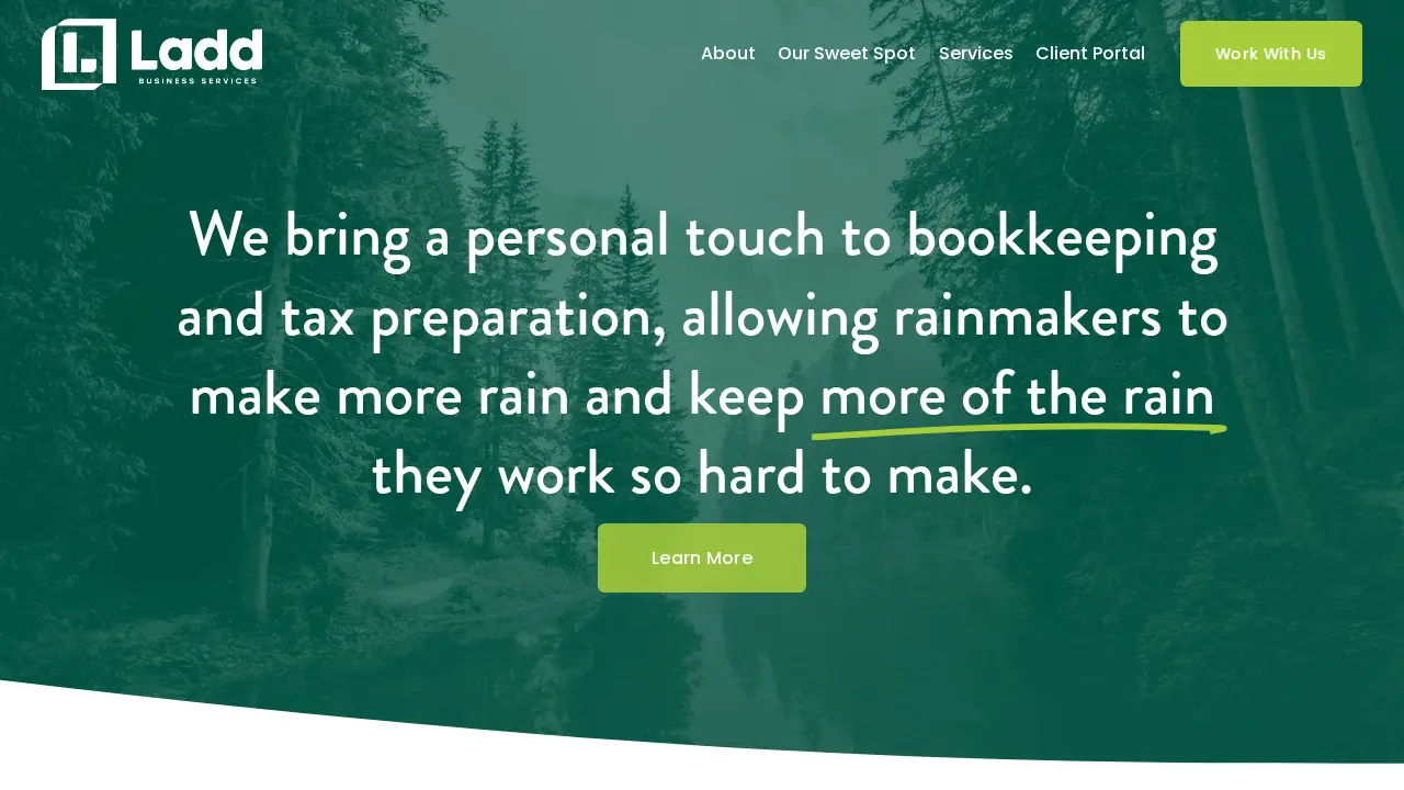 Ladd Business Services website