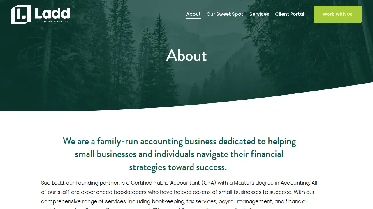 Ladd Business Services page