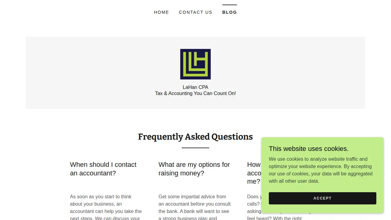 LaHan CPA Tax, LLC page