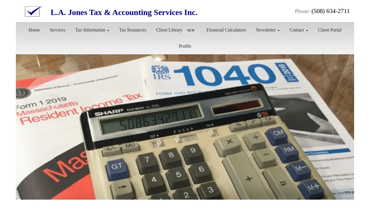 LAJ Tax & Accounting Services page