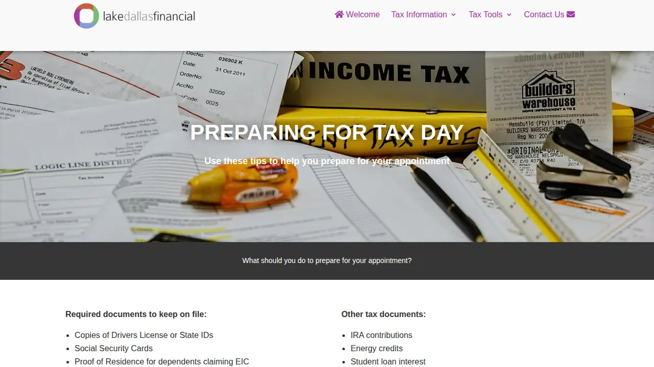 Lake Dallas Financial LLC page
