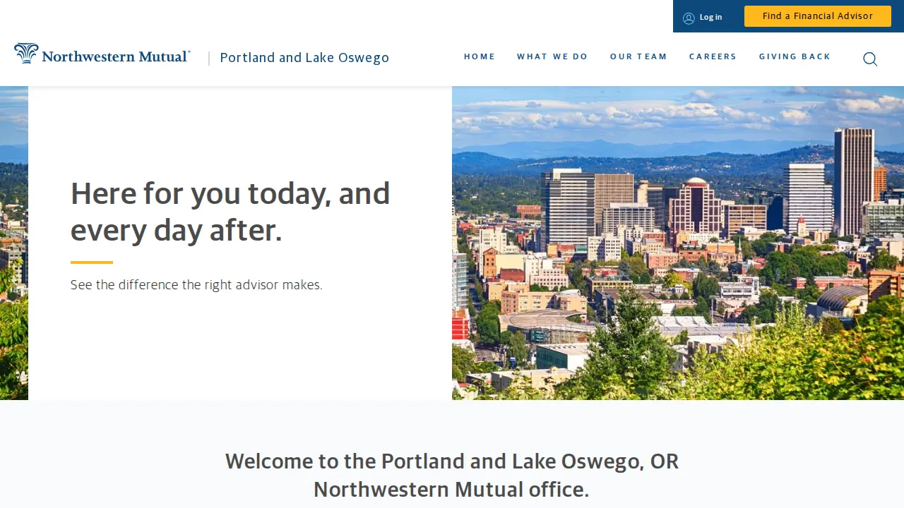 Northwestern Mutual page