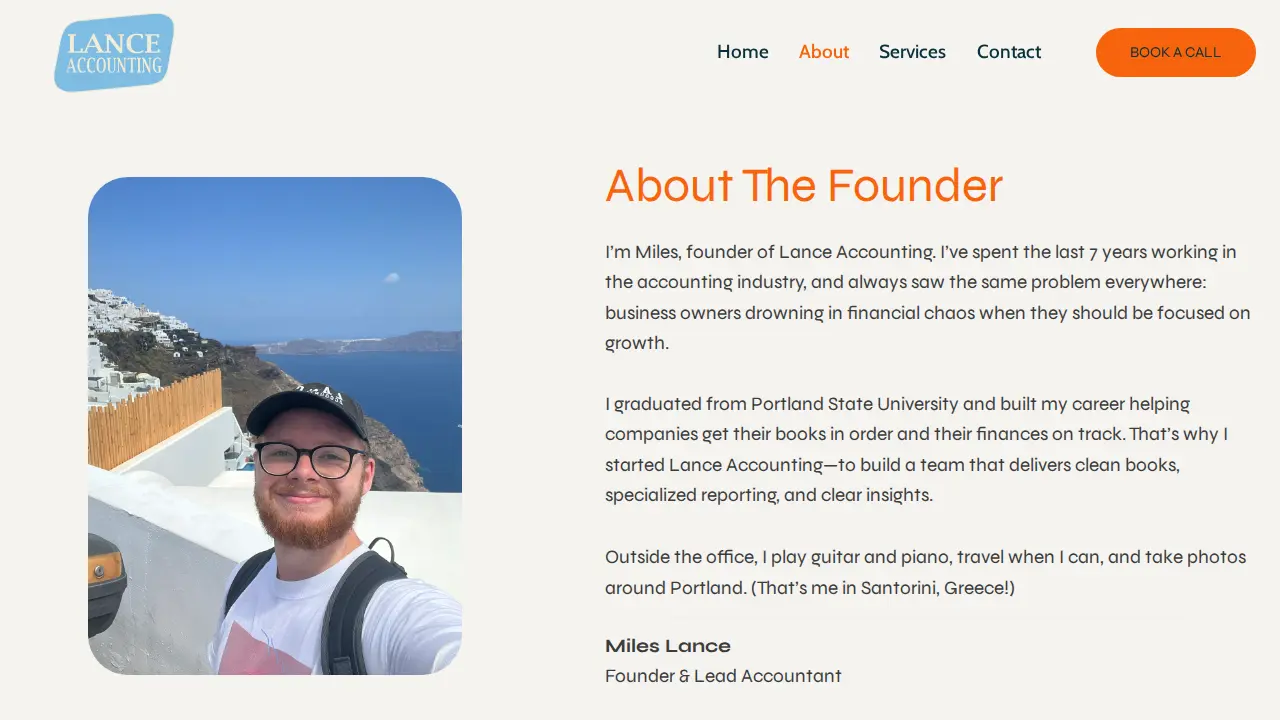 Lance Accounting, LLC page