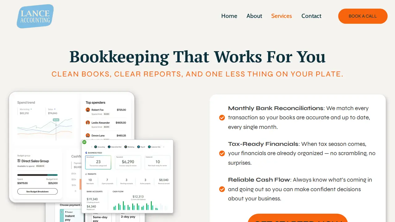 Lance Accounting, LLC page